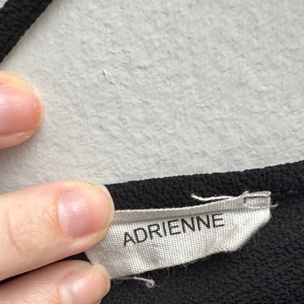 Adrienne Black V-Neck Tank Top - Picture 3 of 6